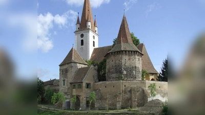Ein schönes Beispiel für eine Kirchenburg in Siebenbürgen steht im Dorf Cristian, auf Deutsch Großau. (Foto: gemeinfrei)