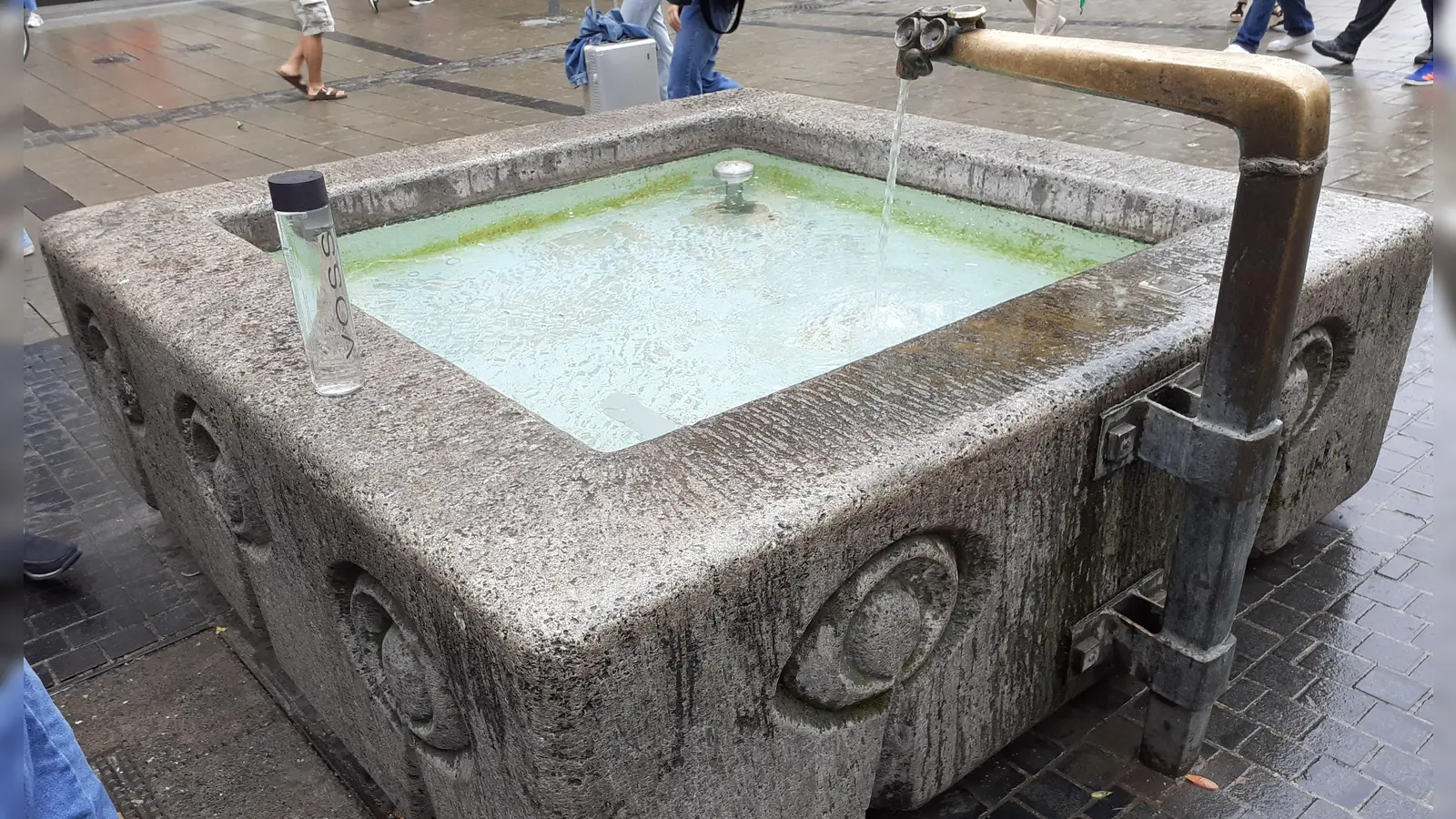 Auf der „Karte kühler Orte” sind auch alle Trinkwasserbrunnen in der Stadt verzeichnet. Dort ist neben Erfrischen auch das Stillen von Durst möglich.  (Foto: mha)