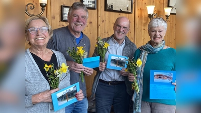 Der scheidende Seniorenbeirat Wörthsee (von links): Brigitte Meyer, Wolfgang Taschner, Dr. Jo Doeffinger und Ulrike Ziegler. (Foto: Gemeinde Wörthsee)