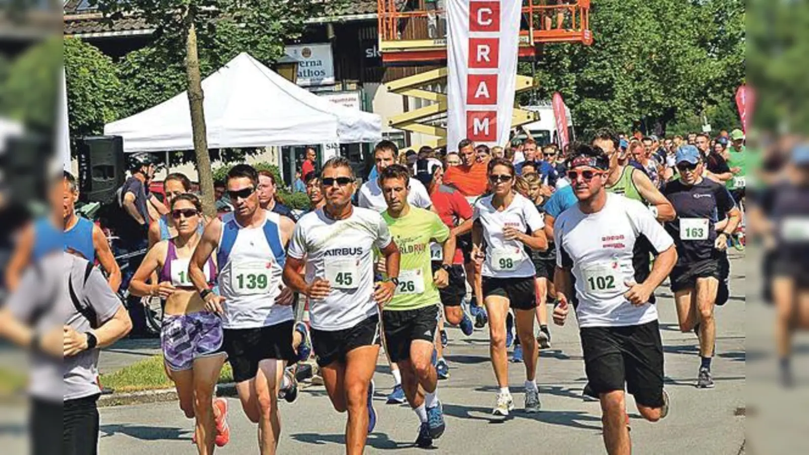 Trotz schwieriger Bedingungen erzielten viele Läufer persönliche Bestzeiten.	 (Foto: Verein)
