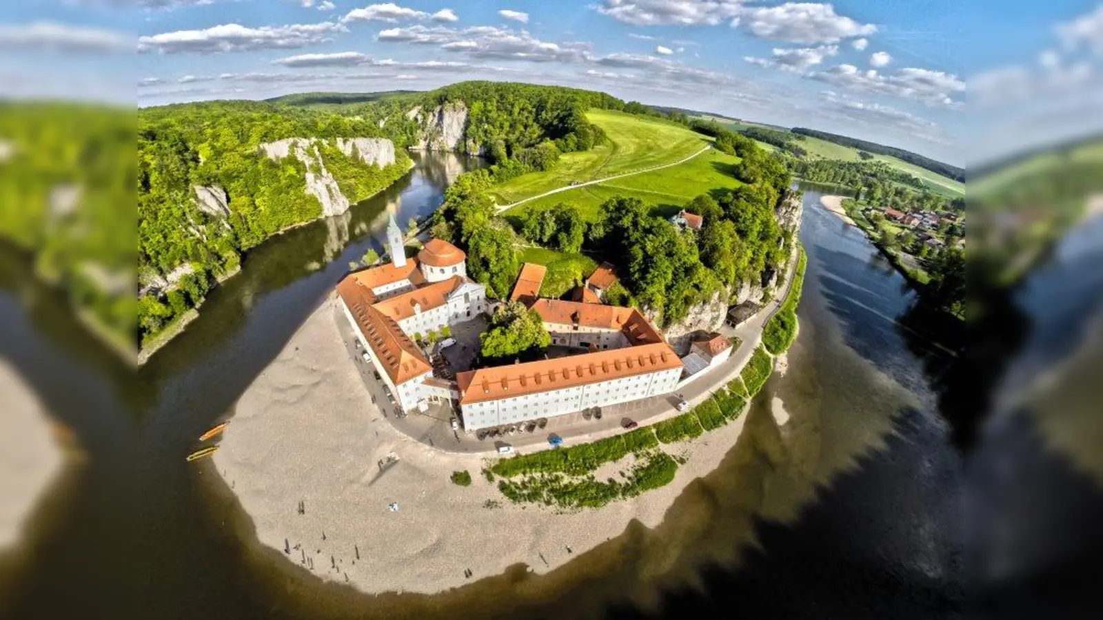 Ein bayerischer Place to be: Hier sollte jeder einmal gewesen sein in seinem Leben: das einmalige Kloster Weltenburg am Donaudurchbruch. (Foto: Foto: TVO)