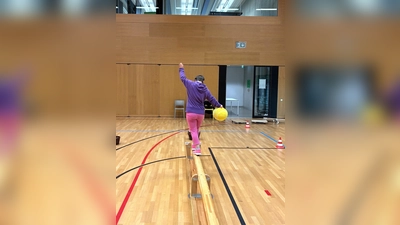 Viel Spaß hatten die Kinder vom integrativen Kindergarten Falkenstein bei „Garching bewegt”. (Foto: Stadt Garching)