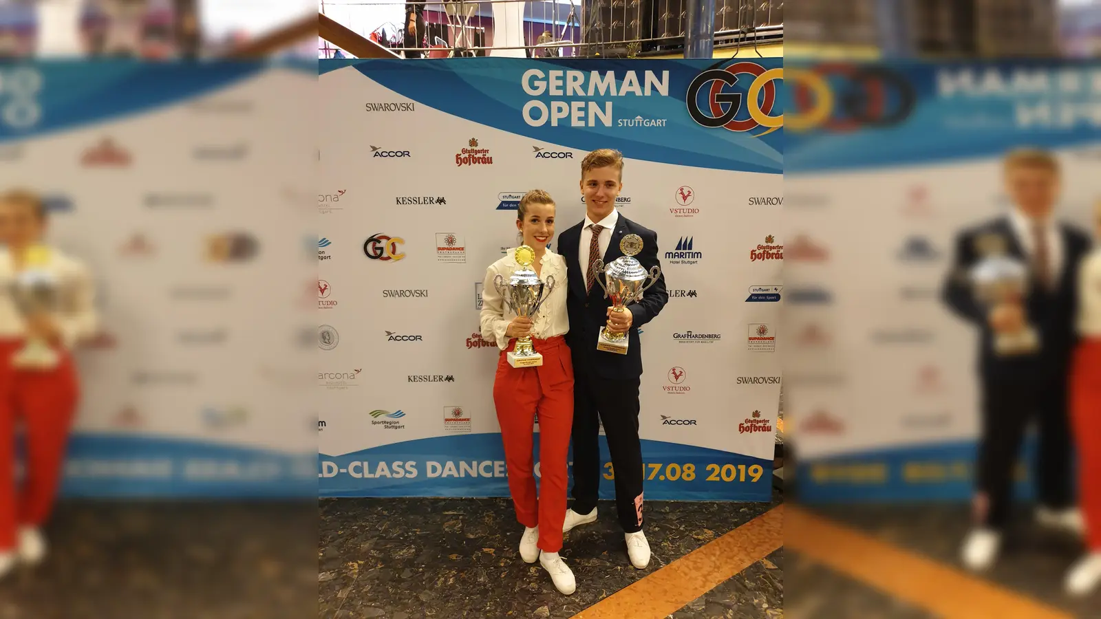 Nicola Götzner und Paul Siegl von den Boogie Magic's holten bei der EM in Stuttgart den Titel.  (Foto: VA)