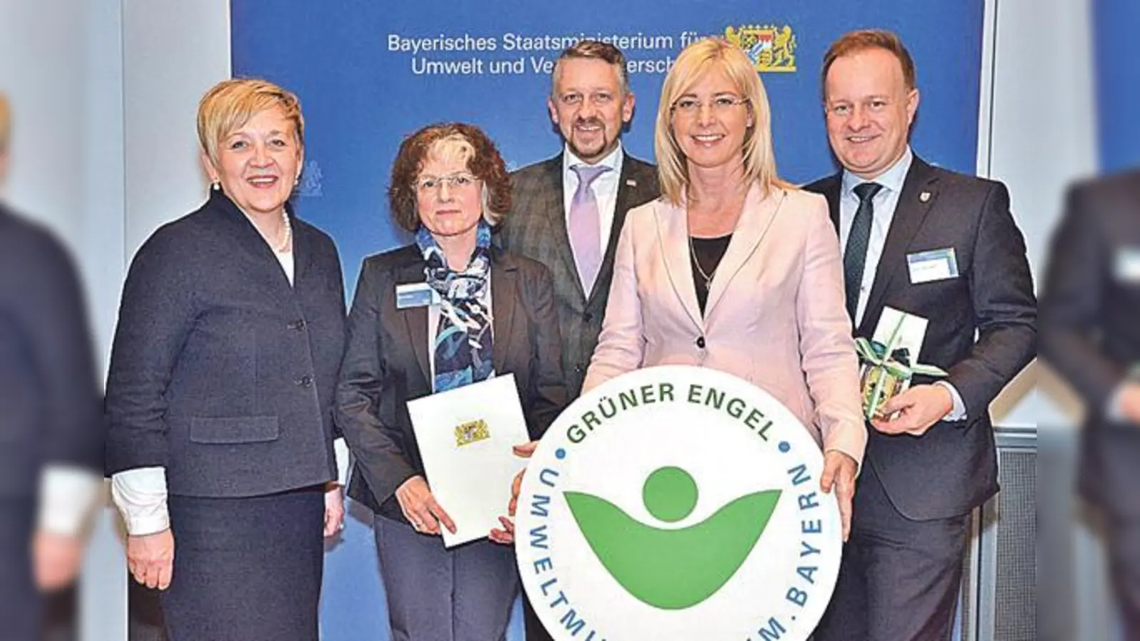 Brigitta Brunner, Ursula Kunz, Thomas Huber, Ulrike Scharf und Robert Niedergesäß (v. li.).	 (Foto: MdL)