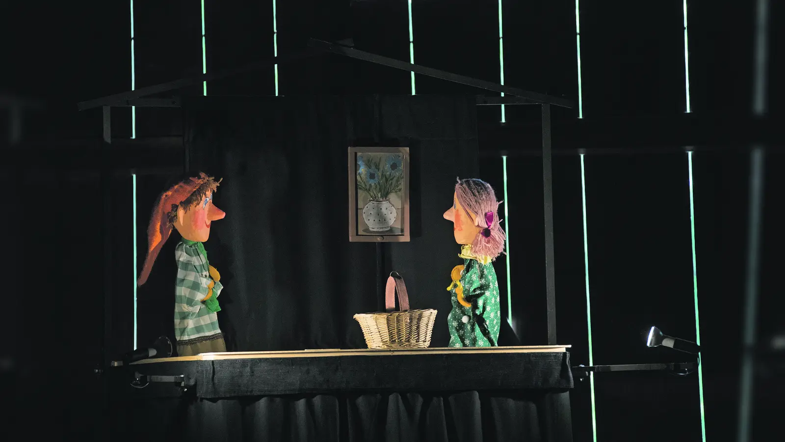 Stimmungsvolles Puppentheater. (Foto: Markus Wasmeier)