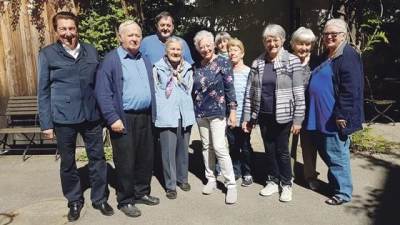 Eine gut gelaunte Schar von Seniorenvertretern und ihren »Chefinnen« Irmtraud Nies (Dritte von rechts) und Brigitte Reinwald (links daneben).	 (Foto: privat)