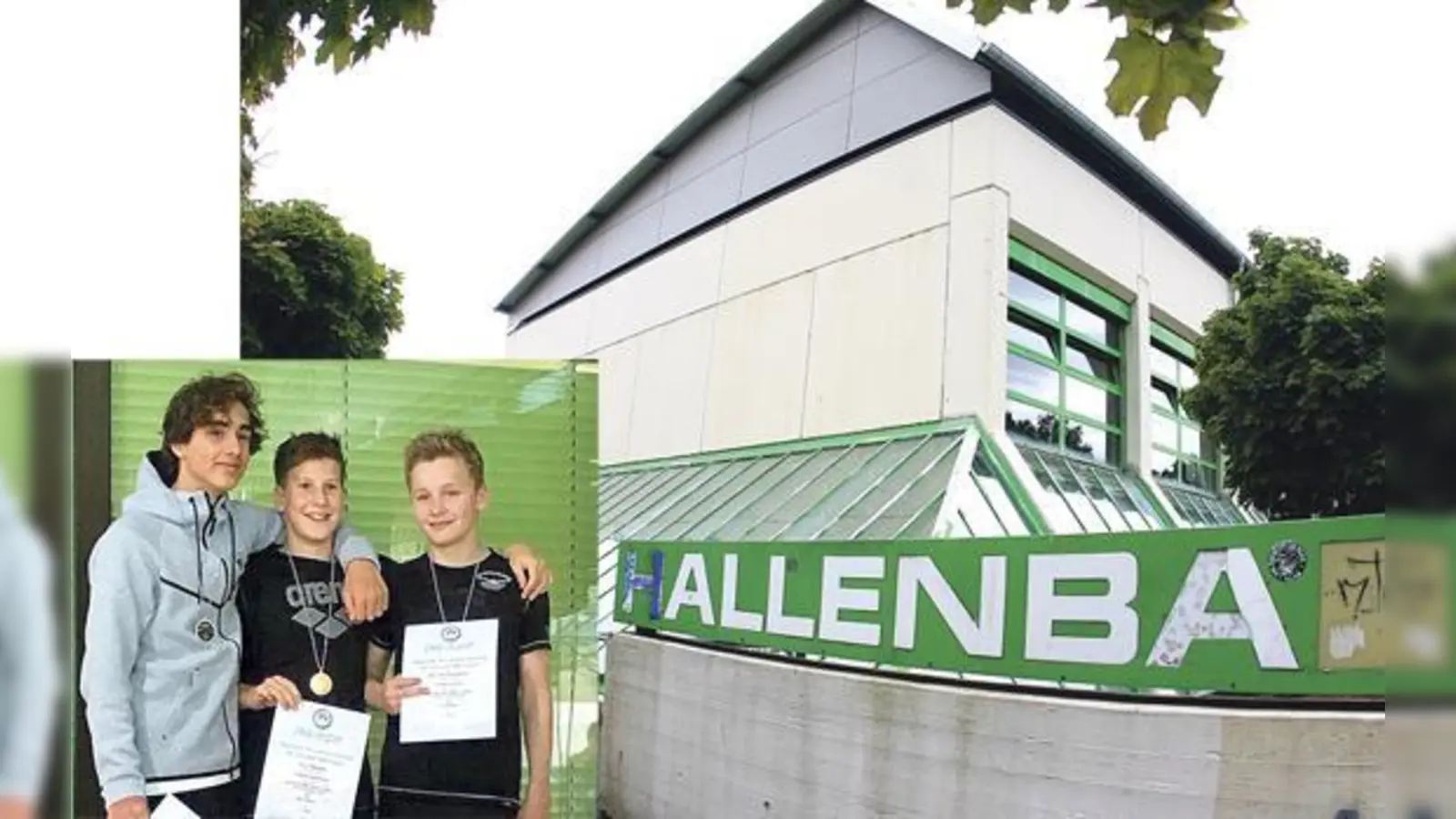 Das Riemerlinger Hallenbad ist derzeit wegen unerwarteter Sanierungsarbeiten geschlossen.	 (Foto: hw)