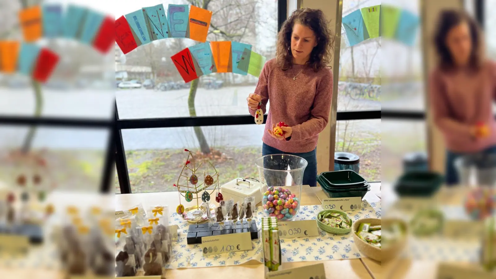 Alexandra Bickert-Kalb ist Fachschafsleiterin für Ethik und Mitorganisatorin des Eine-Welt-Verkaufsstands. (Foto: GBR)