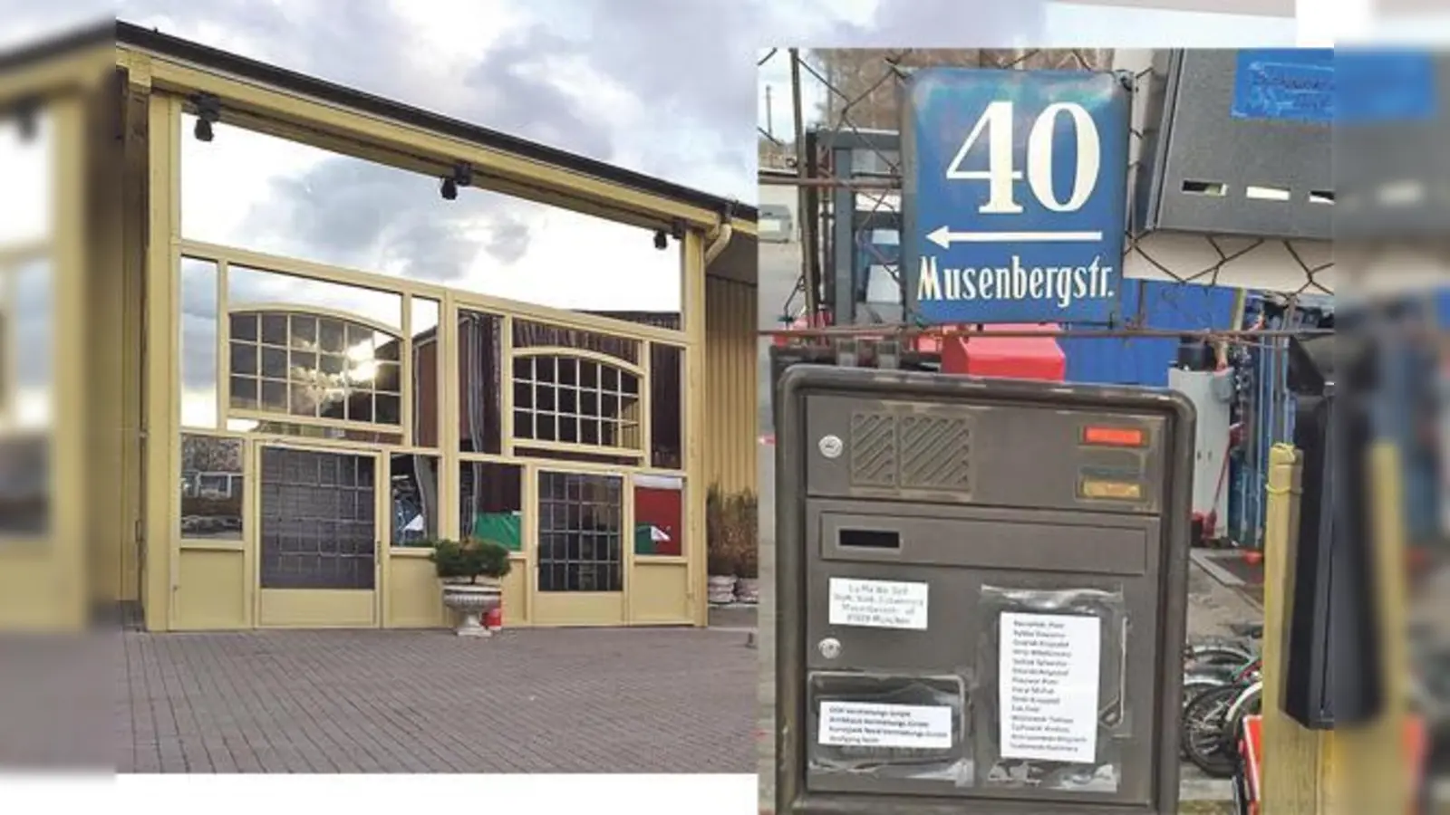 Eine ehemalige Holzlagerhalle an der Musenbergstraße wurde zur Eventlocation für bis zu 1200 Besucher. Die ersten Konzerte fanden schon statt.	 (Fotos: ahi)