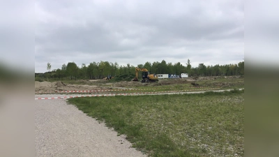 Die Bauarbeiten am HeideHaus Fröttmaning sind gut vorangeschritten. (Foto: Daniel Mielcarek)