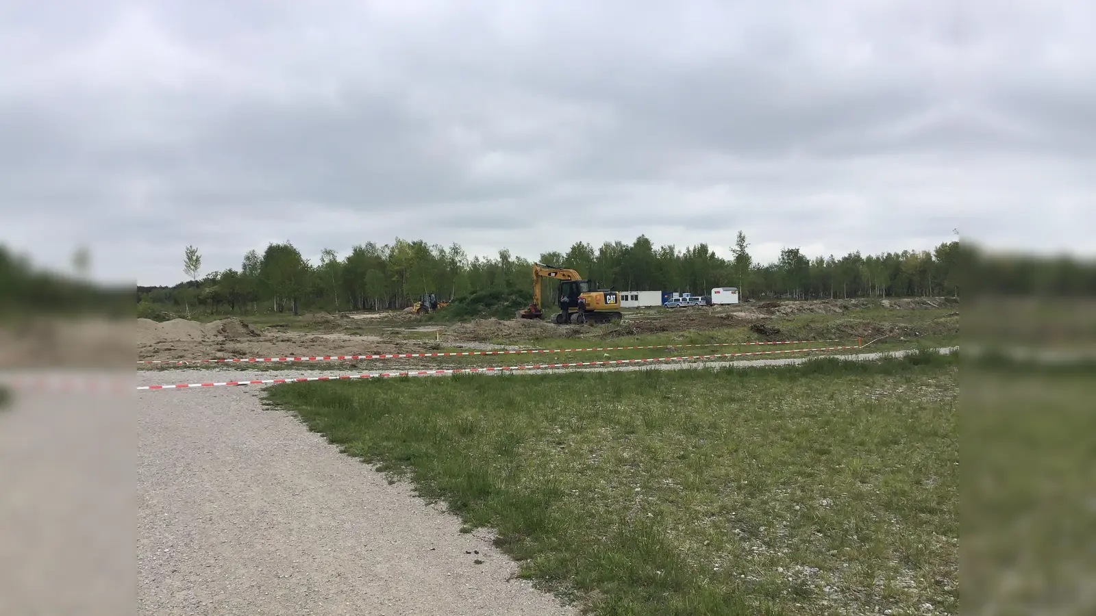 Die Bauarbeiten am HeideHaus Fröttmaning sind gut vorangeschritten. (Foto: Daniel Mielcarek)