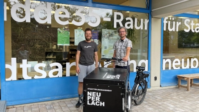 In Neuperlach tut sich was - Florian Mayr und Torsten Müller vom Stadtteilmanagement sind Teil des Orga-Teams und immer offen für spannende Ideen. (Foto: hw)