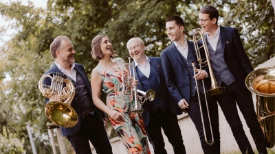 Das Münchner Quintett „Harmonica Brass” lädt zum Neujahrskonzert ins Augustinum Nord ein.  (Foto: Tobias Epp Fotografie)