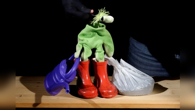 Der kleine Koriander soll in der Küche einziehen. Ob er dort wohl willkommen ist? (Foto: Werner Blauhorn)