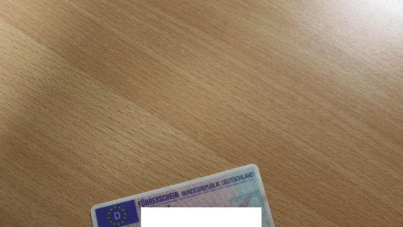 Einen Führerschein hatte die Frau zu Hause. Ob er aber nun gültig ist, muss das Landratsamt klären. (Symbolbild: mha)