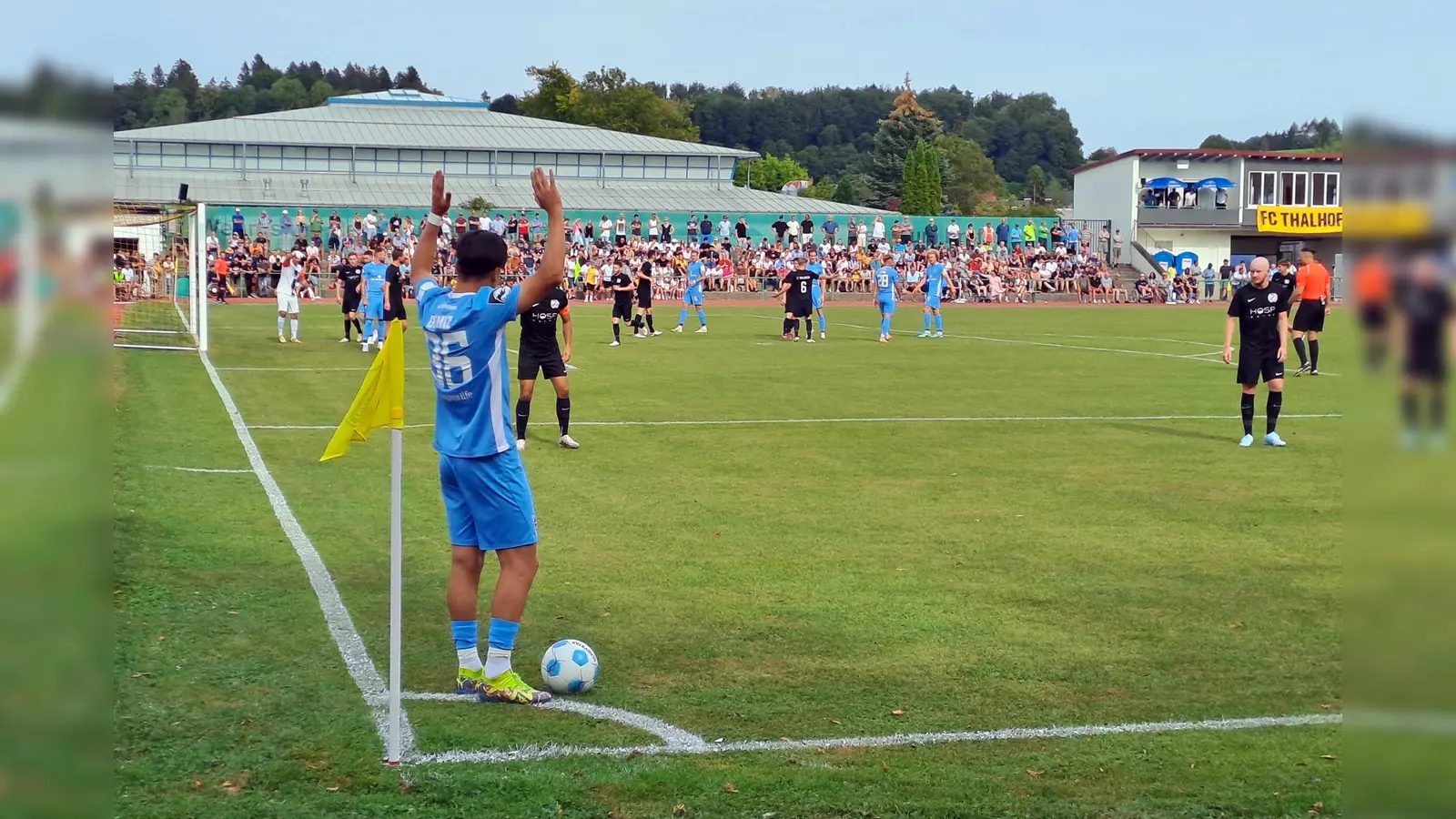 Weiter im Landespokal: Löwen-Profis in Marktoberdorf. (Foto: M. Forster)