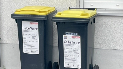 Kunststoffverpackungen werden im Testgebiet seit Februar in die Gelbe Tonne gepackt. Allerdings gehört nicht der ganze 23. Stadtbezirk zum Pilotprojekt.  (Foto: bb)