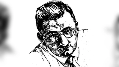 Widerstandskämpfer Fritz Gerlich gezeichnet von Karl Bauer-Oltsch. 	 (Foto: Süddeutsche Zeitung, Stadtanzeiger vom 31.03.1983)