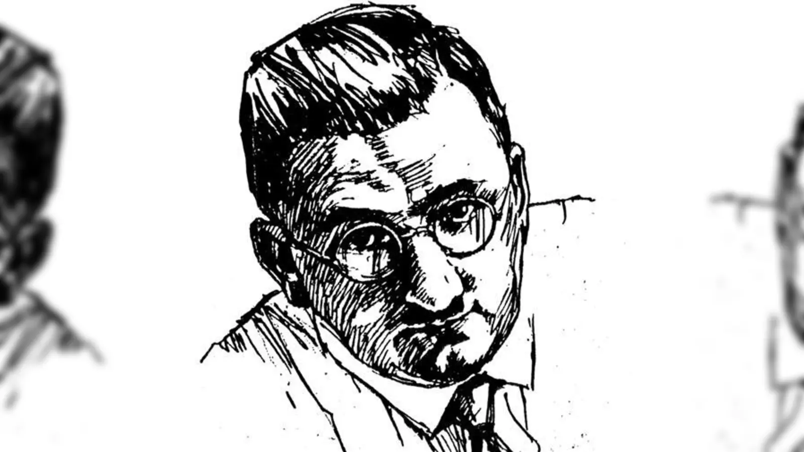 Widerstandskämpfer Fritz Gerlich gezeichnet von Karl Bauer-Oltsch. 	 (Foto: Süddeutsche Zeitung, Stadtanzeiger vom 31.03.1983)