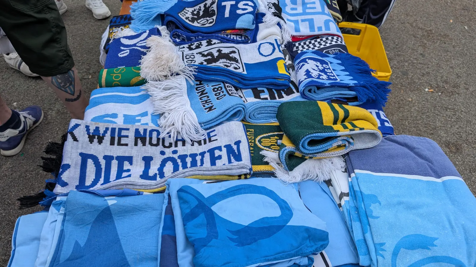 Soziales Engagement: Fans des TSV 1860 München. (Foto: M. Forster)
