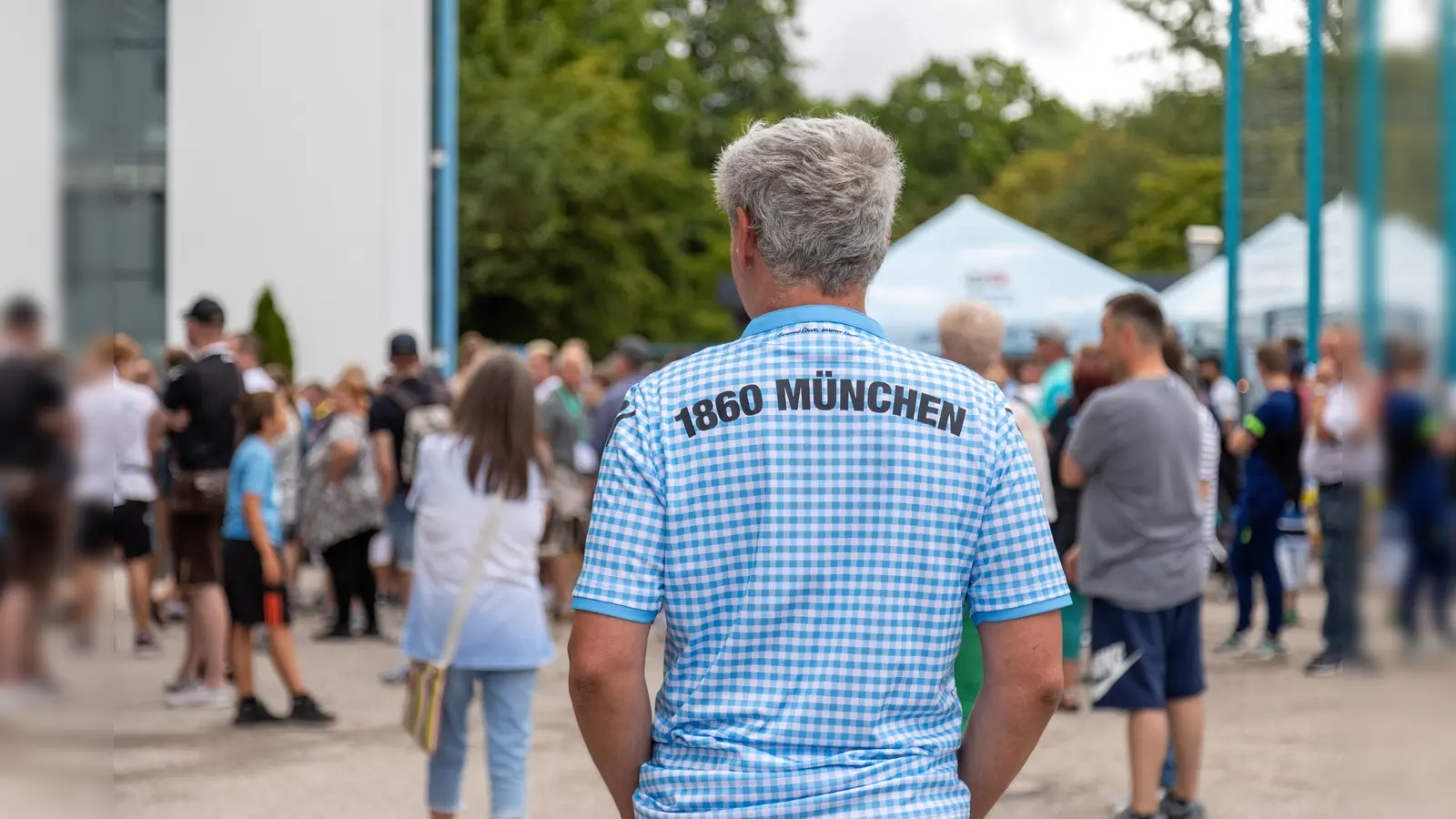 Schauplatz des Fanfests: Trainingsgelände der Münchner Löwen.  (Foto: Anne Wild)