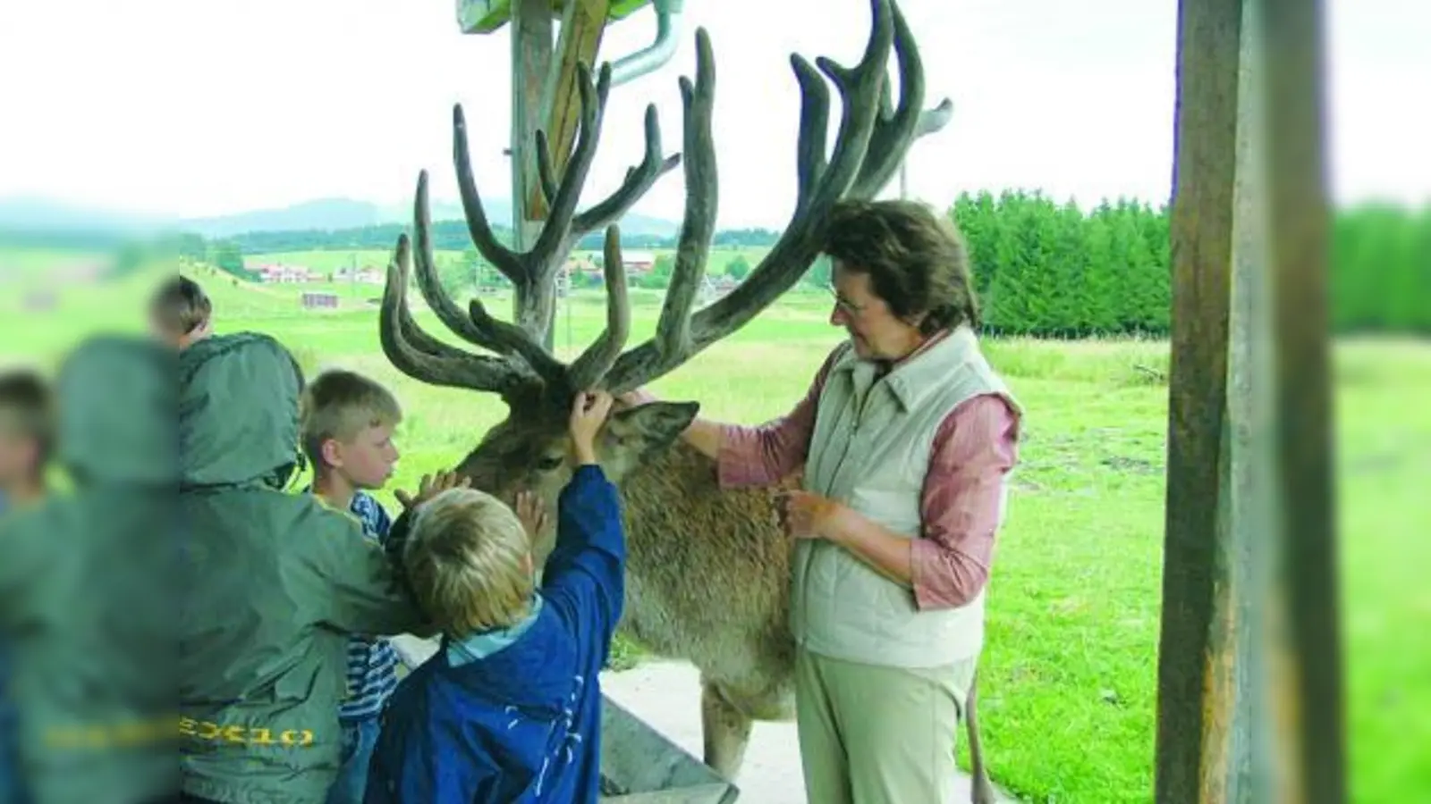 Viele Kinder aus der Umgebung kennen Jägerin Christa Rodenkirchen und den berühmten Hirsch Sepp. (Foto: SE)