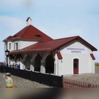 Das Bahnhofsgebäude Unterpfaffenhofen-Germering, wie es einmal ausgesehen haben könnte. (Foto: Schulte)