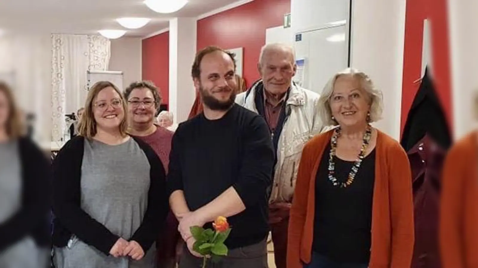 Barbara Marc (r.) und der neue Vorstand der AWO Gern, Helmut Menzel, Florian Elsas und Sarah Ditscher. (Foto: AWO Gern)