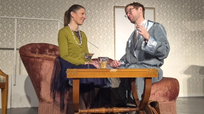 Die spritzige Krimikomödie „Trink oder Stirb“ von Sam Bobrick kommt in Markt Schaben auf die Bühne. (Foto: Theaterverein Markt Schwaben)