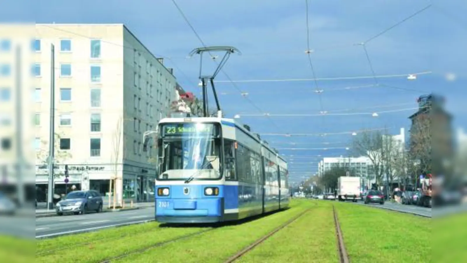 Die neue Tramlinie 23 verbindet die Münchner Freiheit und Schwabing Nord.Die Fahrzeit auf der rund 3,1 Kilometer langen Strecke beträgt ca. acht Minuten. (Foto: MVG)