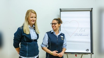 So herzlich wurden die angehenden Handelsfachwirte in der Filiale Straßlach begrüßt. (Foto: ALDI SÜD)