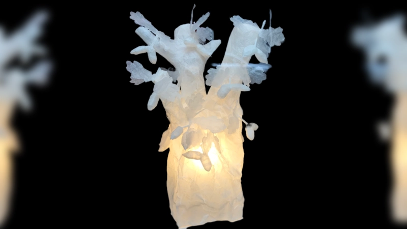 Kunstvolles aus Papier: Dieses Werk stammt von Michaela Miller. (Foto: Miller)