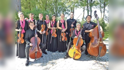 Diese jungen Musiker aus Erding spielten in Dornach  in der Aussegnungshalle.  (Foto: Jugendkammerorchester VIOLINISSIMO)