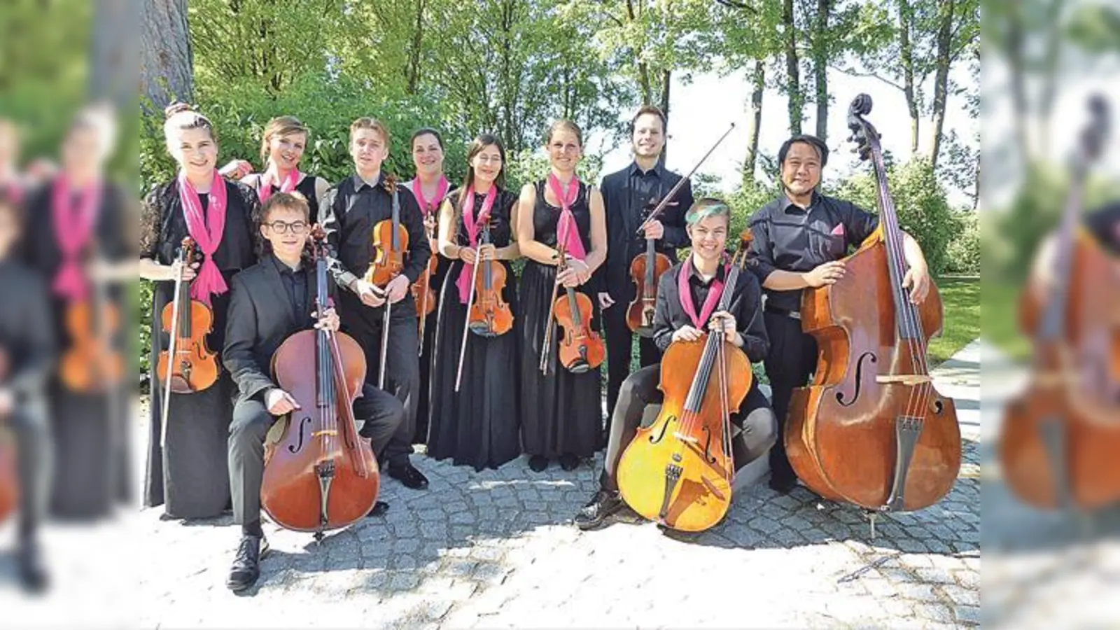 Diese jungen Musiker aus Erding spielten in Dornach  in der Aussegnungshalle.  (Foto: Jugendkammerorchester VIOLINISSIMO)