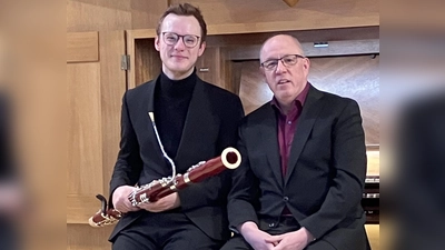 Elias Schneider (links) und Klaus Geitner. (Foto: Martin Funk)
