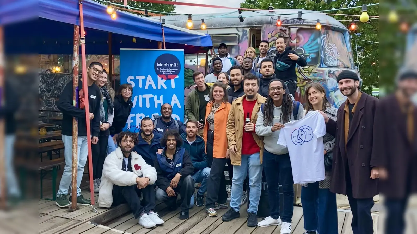 SwaF – Start with a Friend e.V. bringt Menschen in 1:1-Tandems und lokalen Communities zusammen. (Foto: Start with a Friend e.V.)