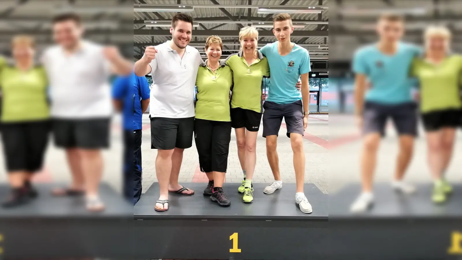 Von links: Basti Sperr, Luise Schätz, Silvia Berger und Leo Heidacher. (Foto: Verein)