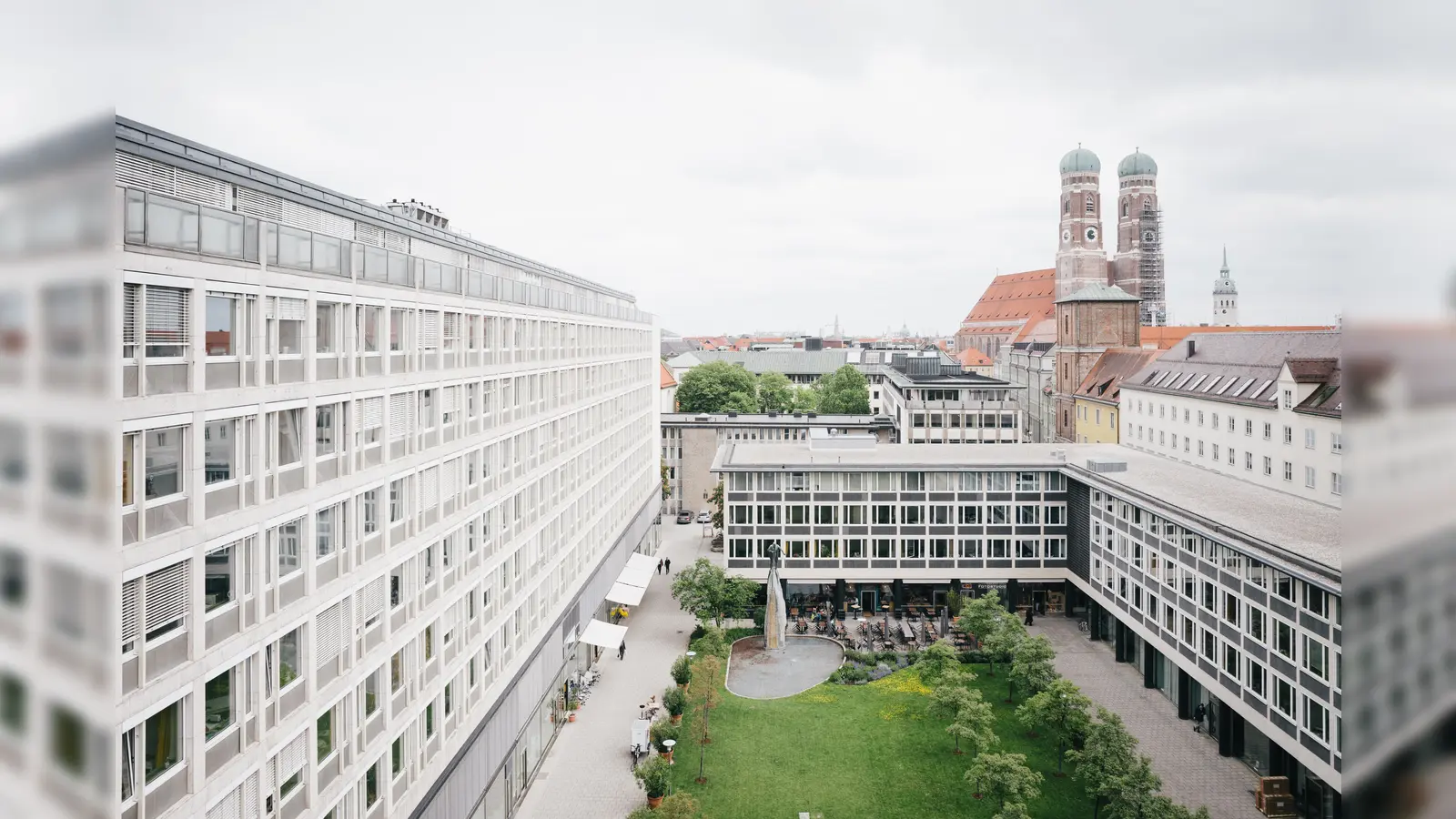 ﻿Innenhof der Maxburg 2019, (Foto: © Designbuero Josef Grillmeier Munich)