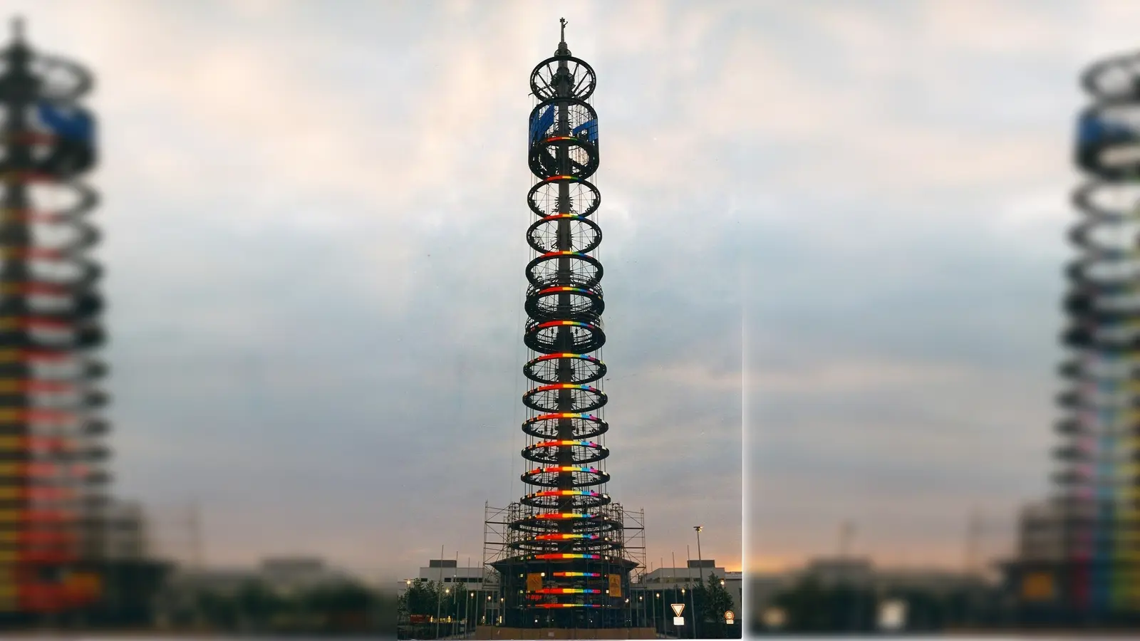 Fotoausstellung über die neuen Türme im Münchner Osten von Camilla Kraus. (Foto: Camilla Kraus)