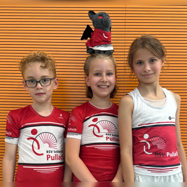 Raphael Kroke, Elisabeth Demmele und Mariia Haiko (von links). (Foto: RSV Pullach)