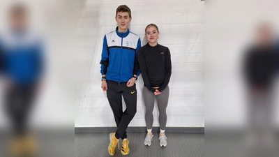 Amelie Meier und Benedikt Maurer gaben ihr bestes beim Eröffnungswettkampf in Wattenscheid. (Foto: SV Germering)