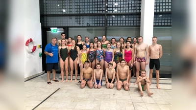 Trotz Krankheitswelle erfolgreich: Die Schwimmer des SC Prinz Eugen holten jede Menge Spitzenplätze bei den Kreis-Jahrgangsmeisterschaften in Riemerling. (Foto: Verein)