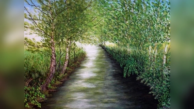 Karlsfelder Ansicht von Richard Maurer. (Foto: Heimatmuseum)