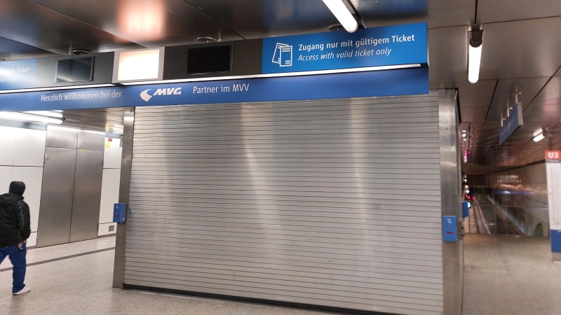 Auch am 27. und 28. Februar werden voraussichtlich die U-Bahnhöfe geschlossen bleiben. (Foto: bas)