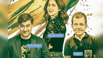 Bühnenspaß zu Gunsten der Junglöwen: Kabarettabend.  (Grafik: Unternehmer für 60)