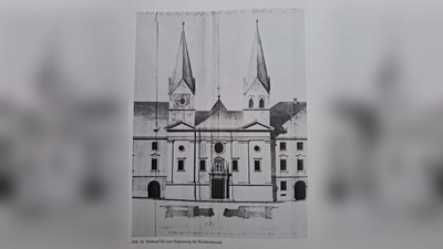 In seiner Dissertation ging Dr. Lampf auf die Kirchenfassade des Klosters Tegernsee nach der Säkularisation 1803 ein.  (Foto: Sixtus Lampl)