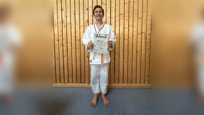 Judoka Matija Kovacs stellte sein Können unter Beweis und wurde verdient mit der Goldmedaille ausgezeichnet. (Foto: TSV Grafing)