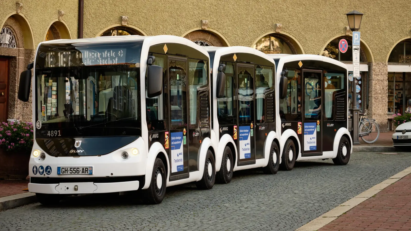 Auf der Linie 167 wurden die Minibusse getestet. (Foto: SWM/MVG)