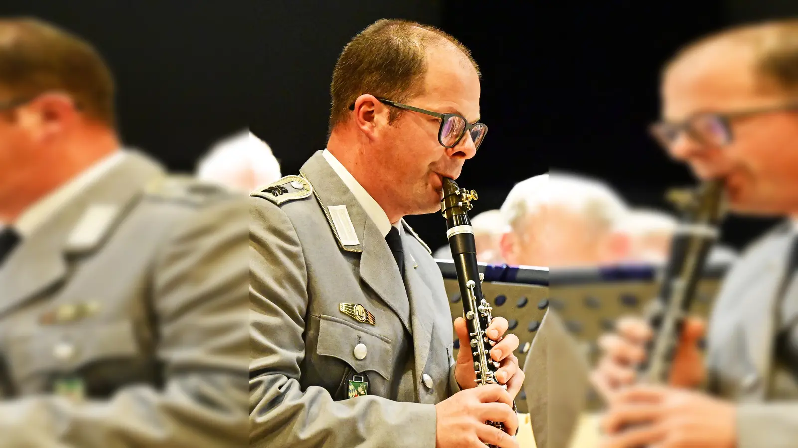 Fantastisch mit seiner Klarinette: Der Konzertmeister. (Foto: R. Lex)