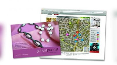 Handliches Format und viel zu entdecken auf 60 Seiten: Das neue Genussjournal Neuhausen passt in jede Handtasche.